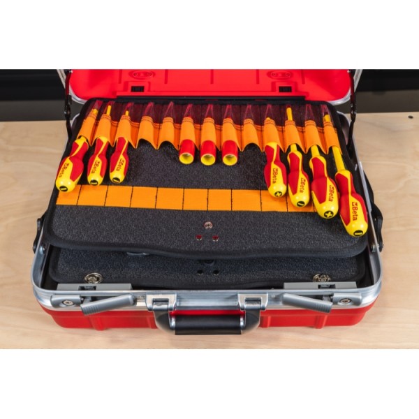 Beta Tools 2029EM Tool cases with tool assortments for hybrid and electric vehicles