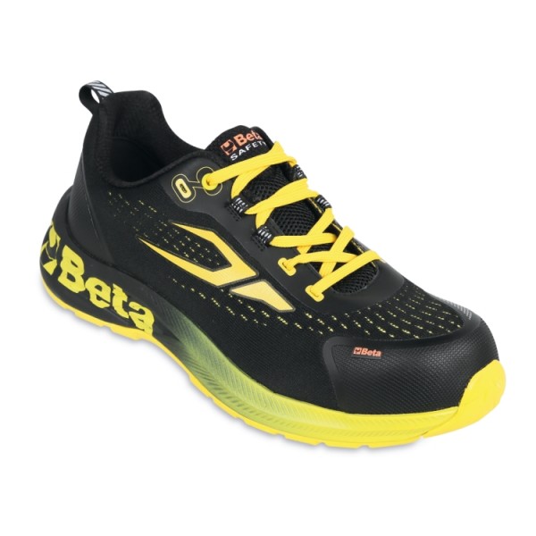 Beta Workwear 7341Y RENEGADE woven fabric shoe, hard-wearing and breathable, yellow details EU: 37-48 UK: 5-10.5