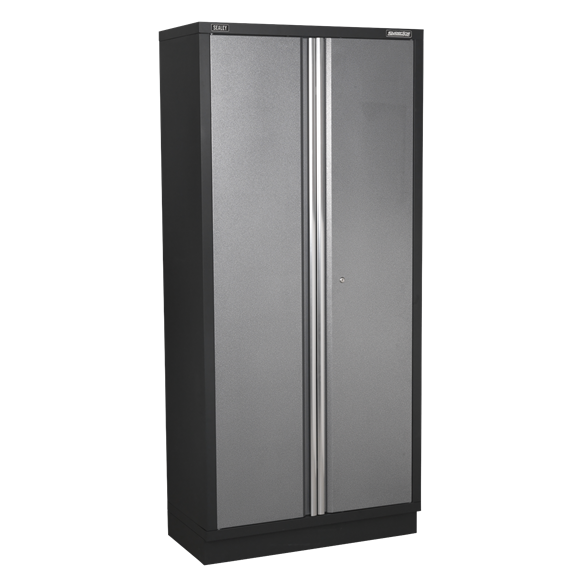 Sealey APMSSTACK16W Automotive Custom Workshop Storage System with Pressed Wood Worktop 4.92m