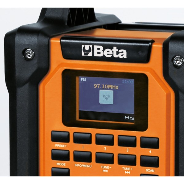 BETA 1989RCB New Construction site radio, 20V