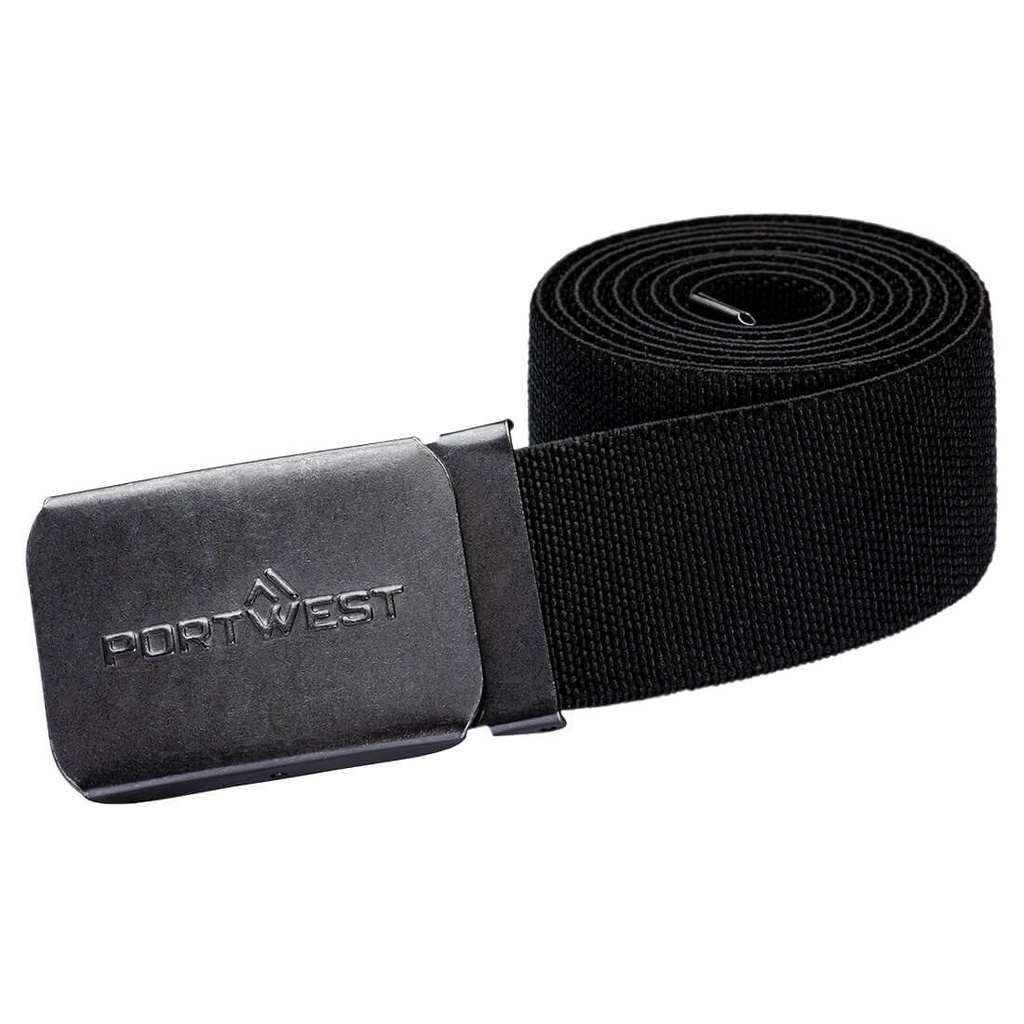 C105 Elasticated Work Belt - Black