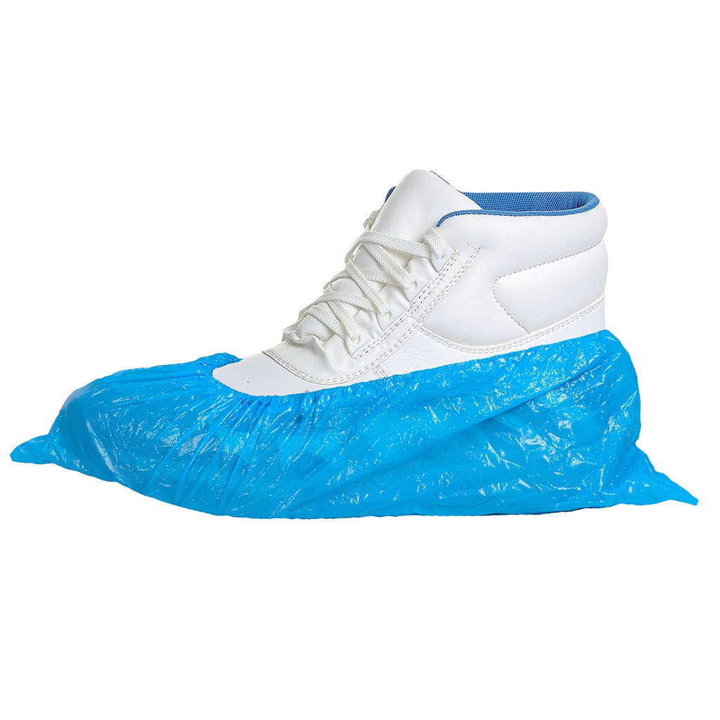 D340 Disposable Pe Overshoes - Blue