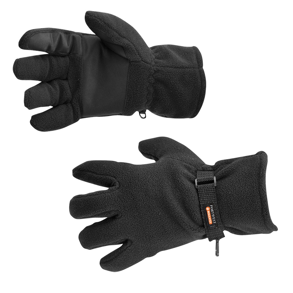 GL12 Fleece Glove insulatex Lined - Black