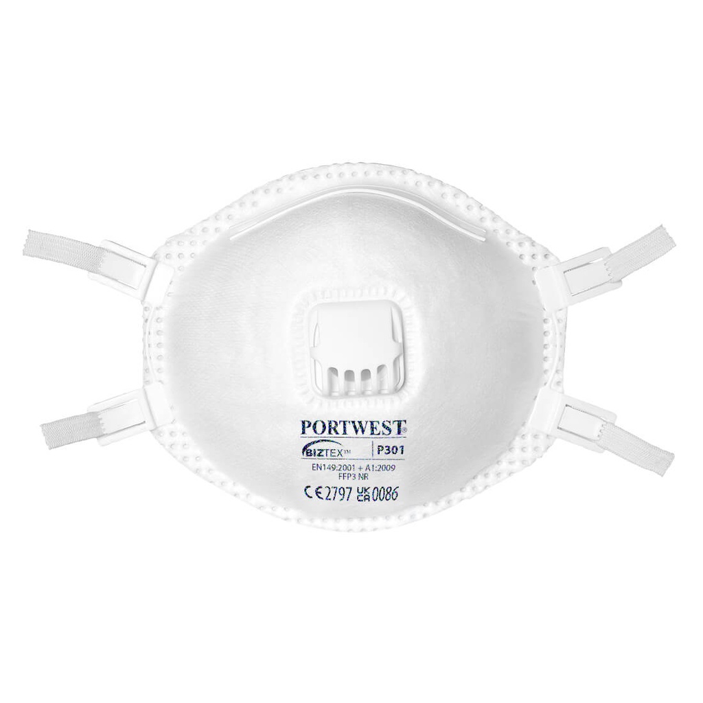 P301 Ffp3 Valved Respirator - White