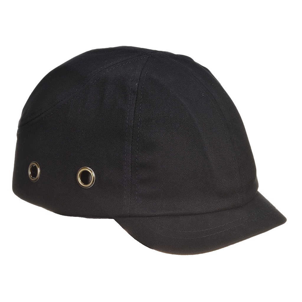 PW89 Short Peak Bump Cap - Black