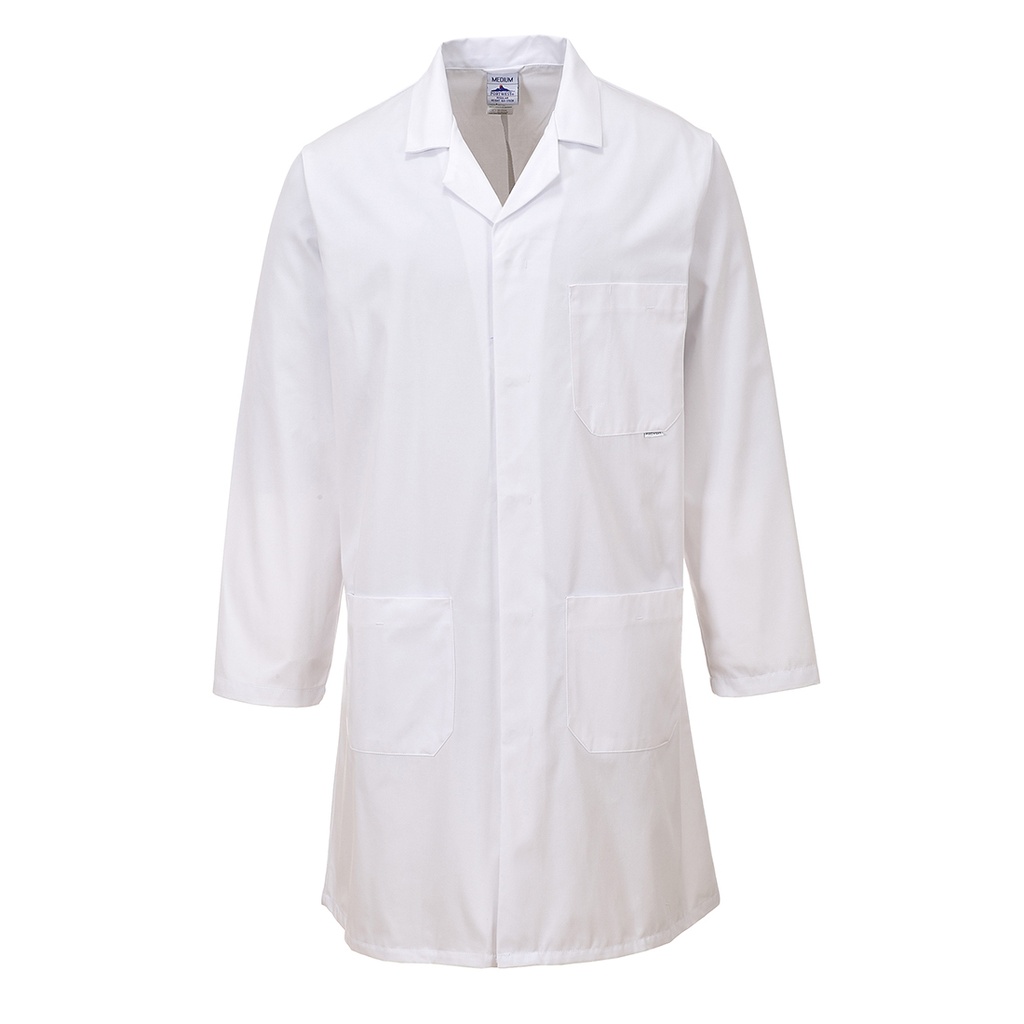 2852 Lab Coat - White