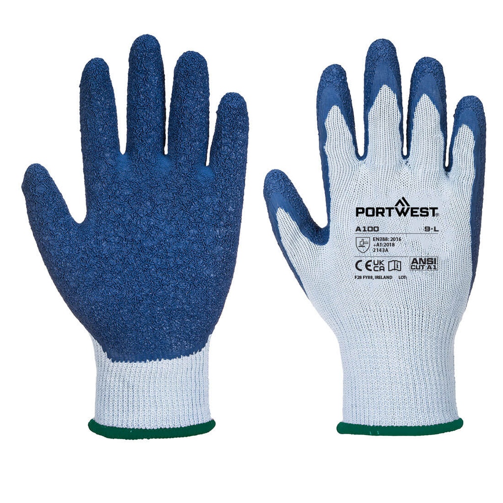 A100 Grip Glove - Grey/Blue