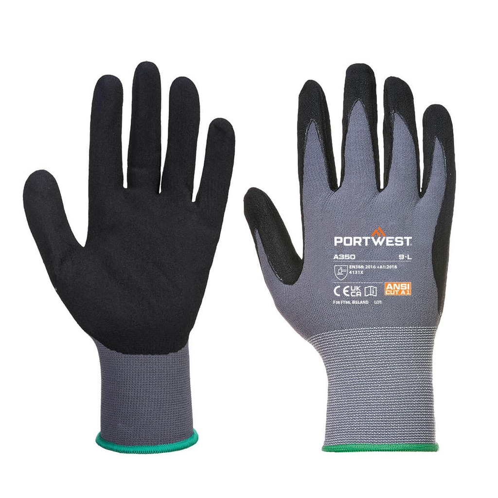 A350 Dermiflex Glove - Black