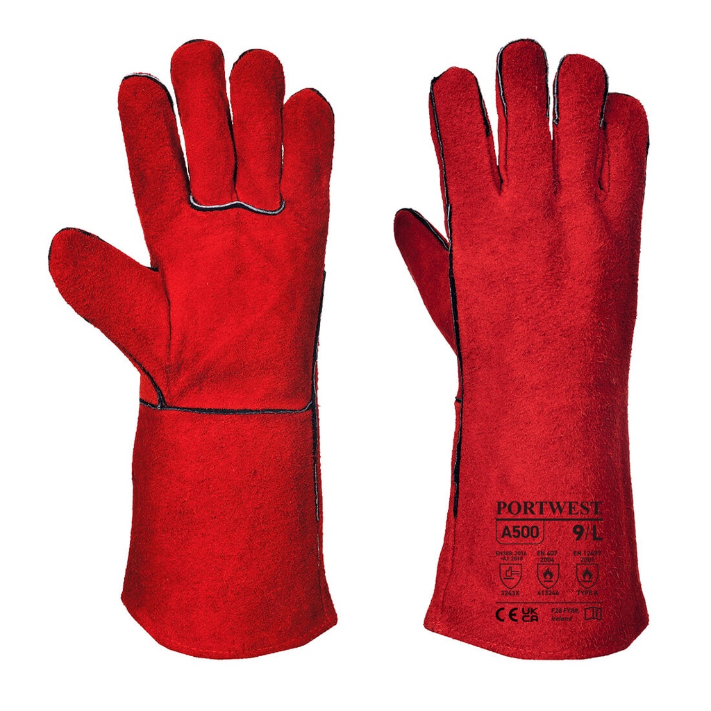 A500 Welders Gauntlet - Red