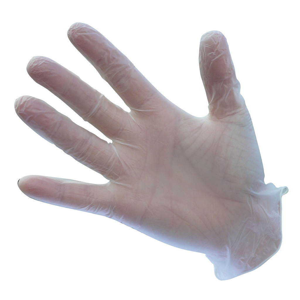 A905 Powder Free Latex Disposbl Glove - Clear