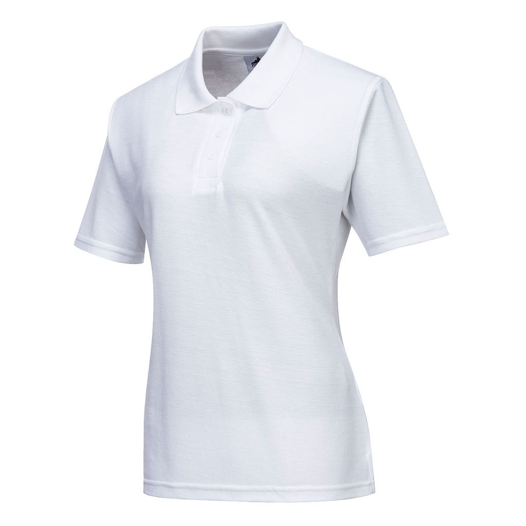 B209 Naples Women's Polo Shirt - White