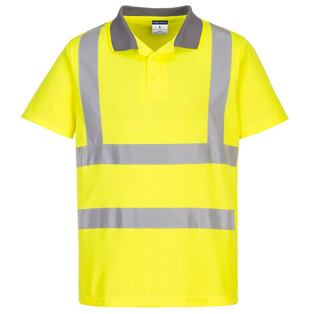 EC10 Eco Hi-Vis S/S Polo (6 Pack) - Yellow