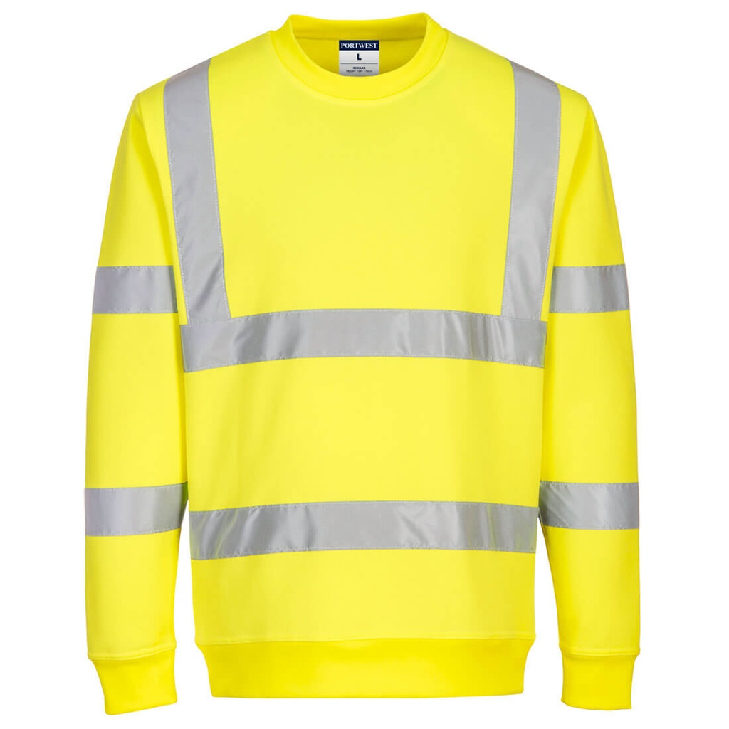 EC13 Eco Hi-Vis Sweatshirt - Yellow