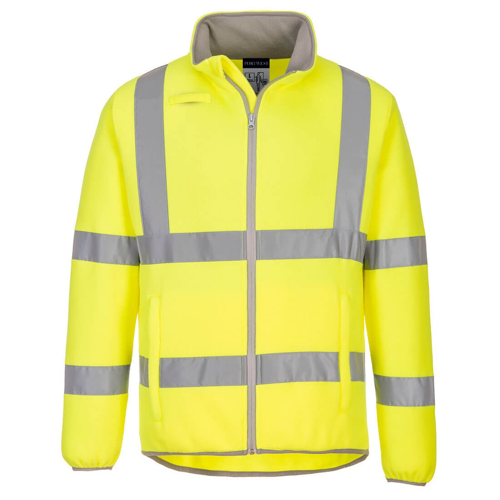 EC70 Eco Hi-Vis Fleece Jacket - Yellow