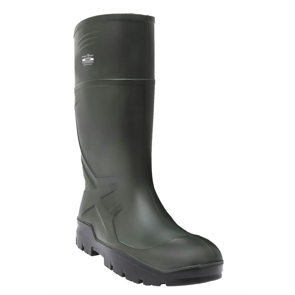 FD90 Pu Non Safety Wellie O4 Ci Fo - Green