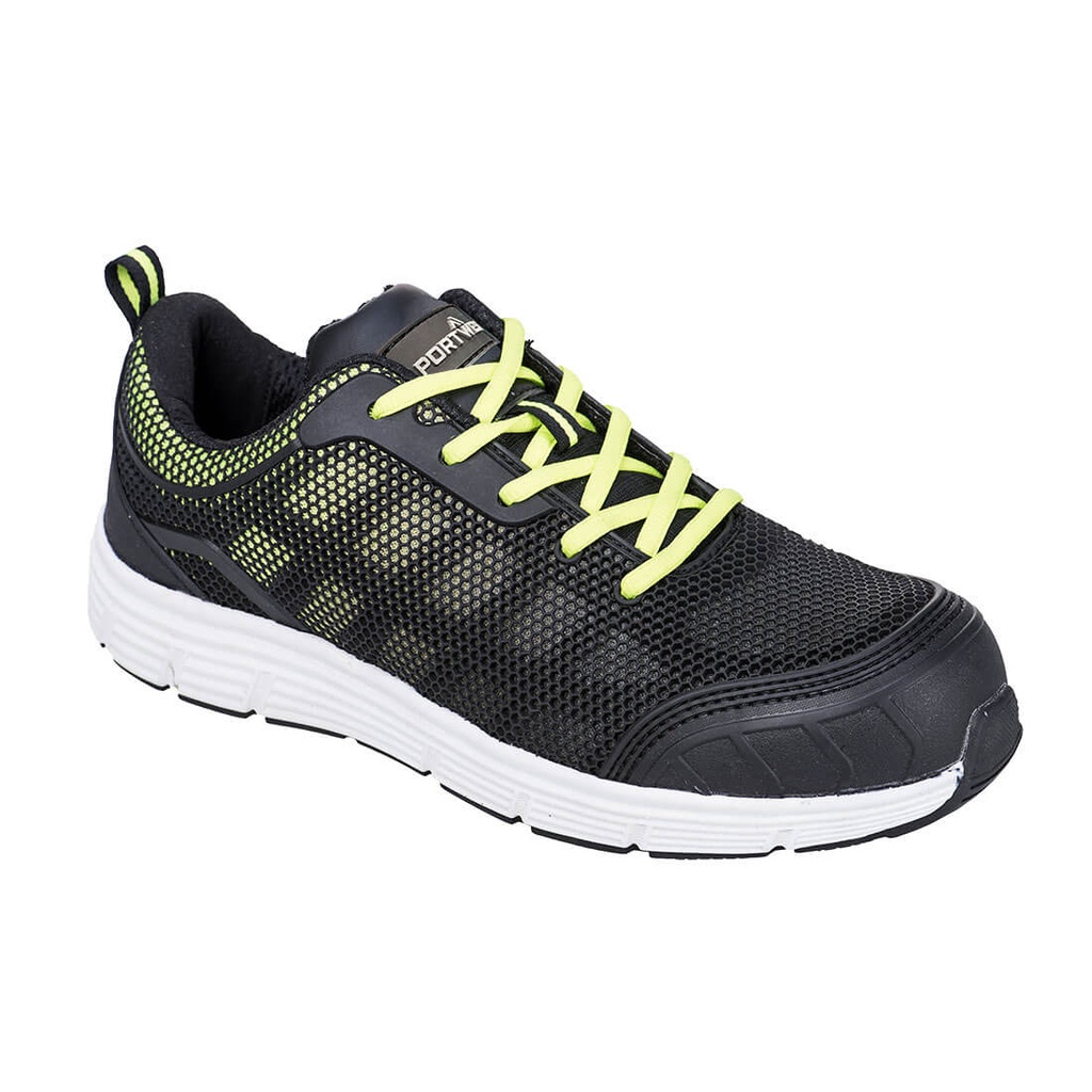 FT15 Steelite Tove Trainer S1P - Black/Green