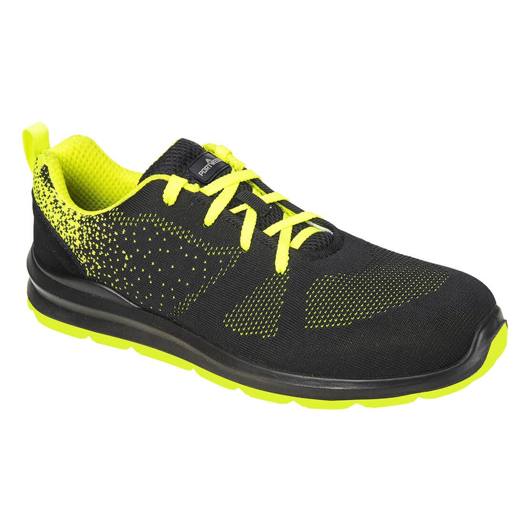 FT25 Steelite Aire Trainer S1P - Black/Green