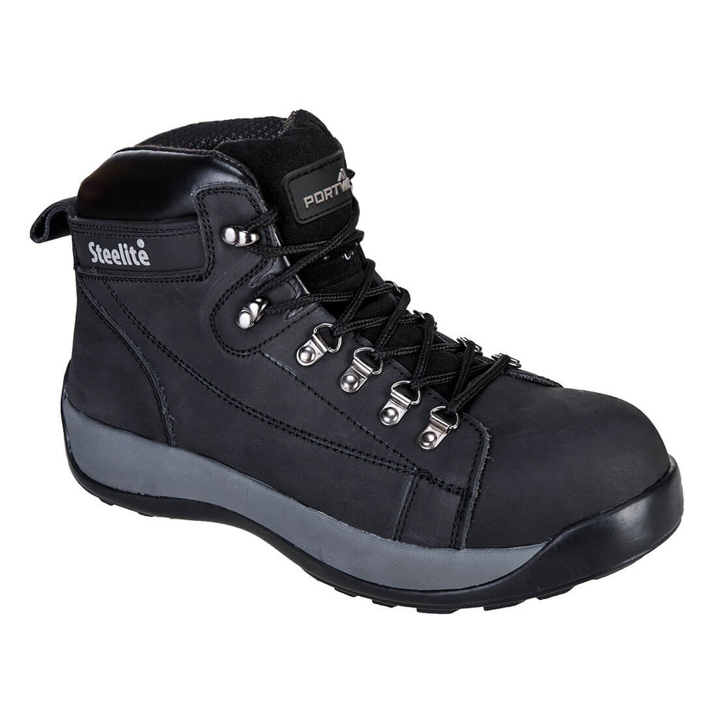 FW31 Mid Cut Nubuck Boot Sb HRO Steelite - Black