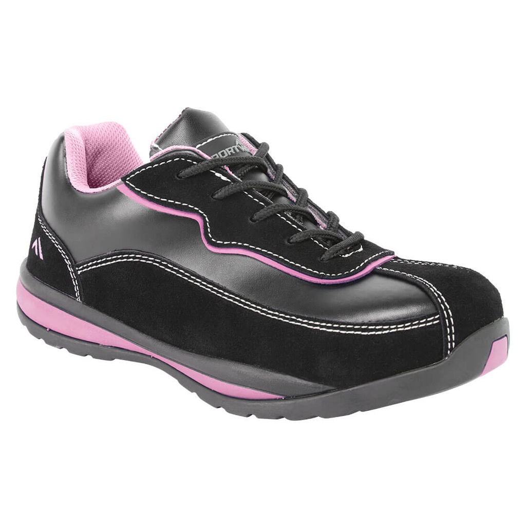 FW39 Safety Trainer S1P HRO Steelite - Black/Pink