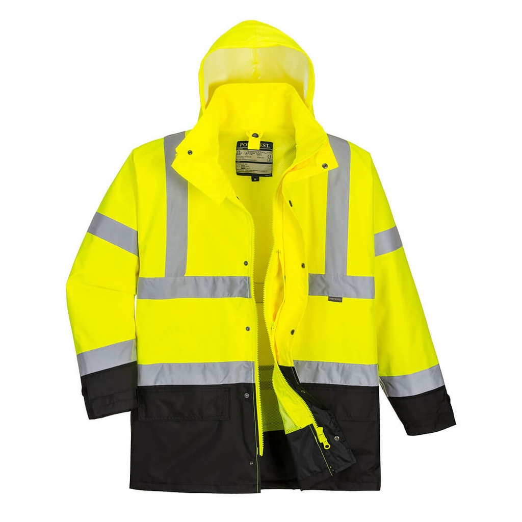 S768 Hi-Vis Executive 5-in-1 Jacket - Yellow/Black