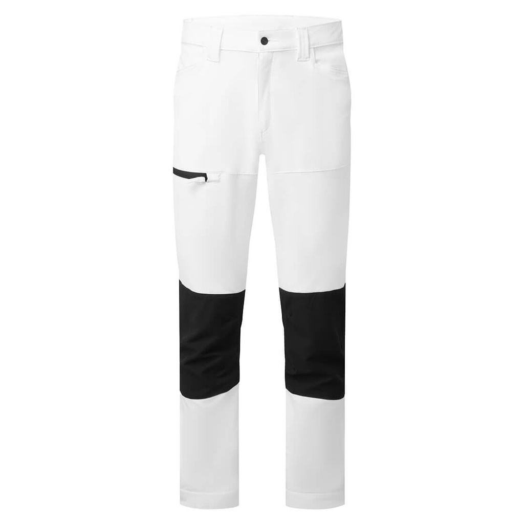 CD886 Wx2 Stretch Work Trouser - White