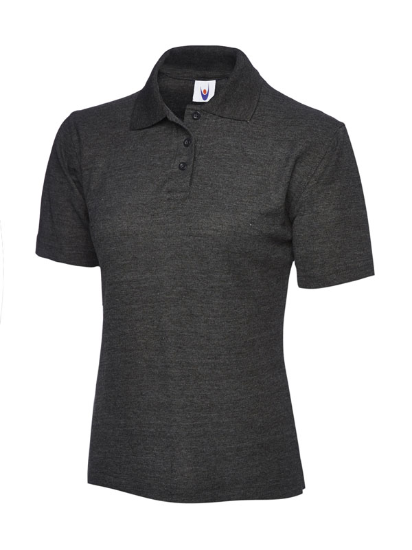 Uneek 106 Ladies Classic Polo - Charcoal