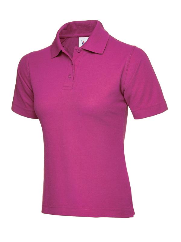 Uneek 106 Ladies Classic Polo - Hot Pink