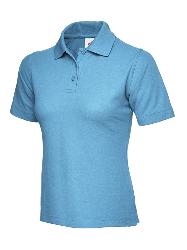 Uneek 106 Ladies Classic Polo - Sky