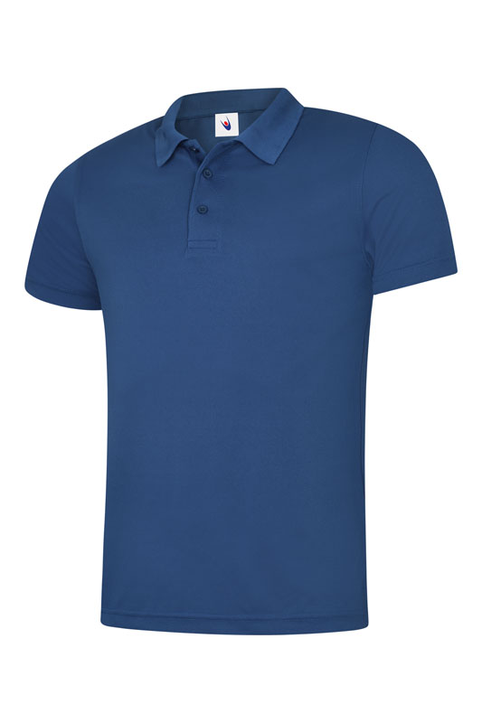 Uneek 127 Mens Super Cool Polo - Royal