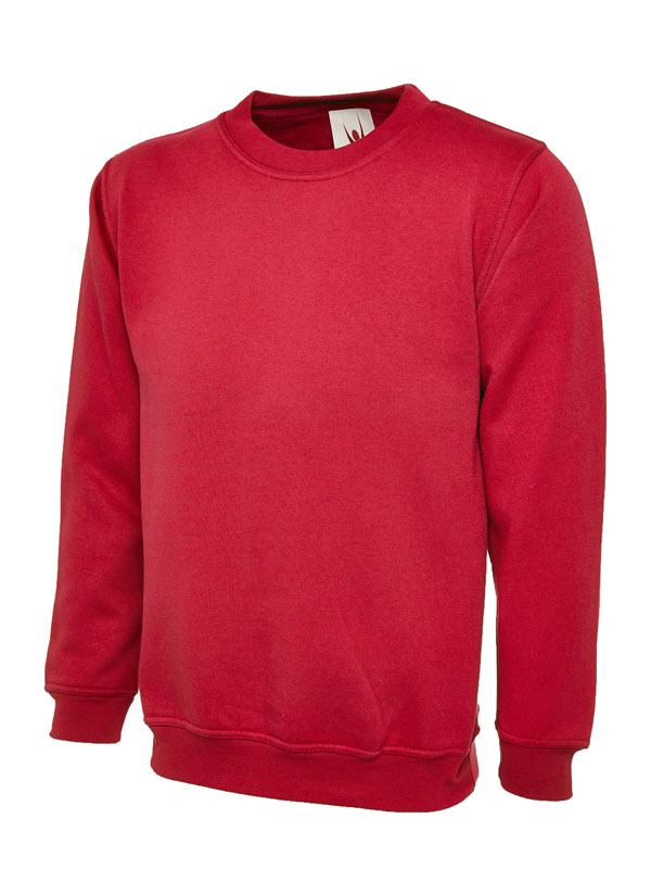 Uneek 201 Premium Sweatshirt - Red