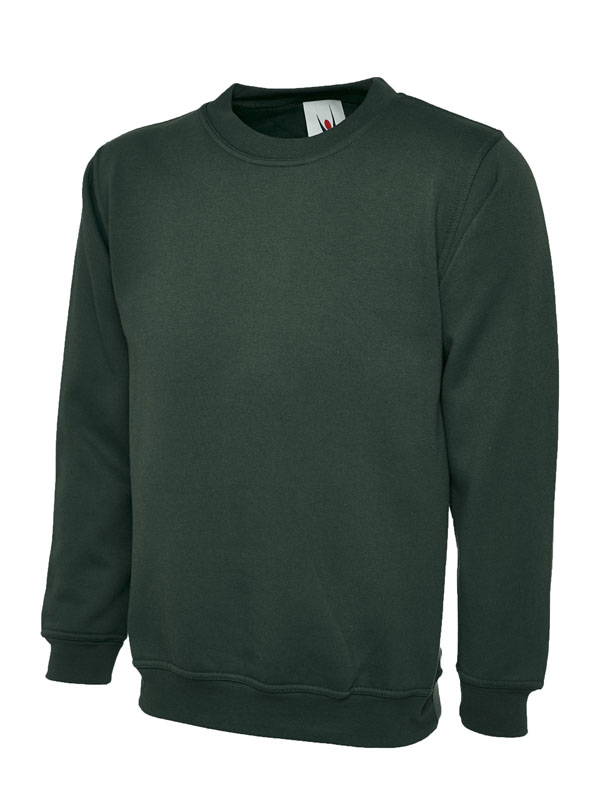 Uneek 203 Classic Sweatshirt - Bottle Green