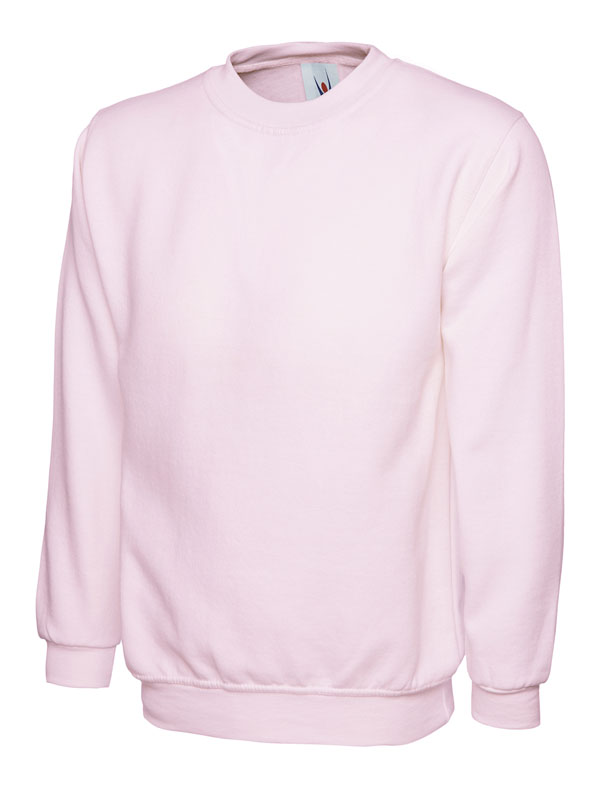 Uneek 203 Classic Sweatshirt - Pink