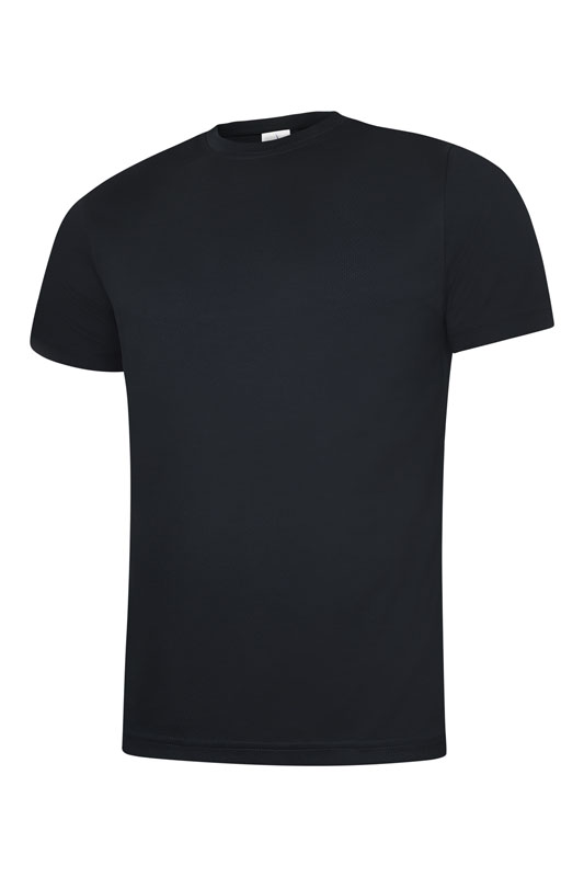 Uneek 315 Mens Ultra Cool T-Shirt - Black