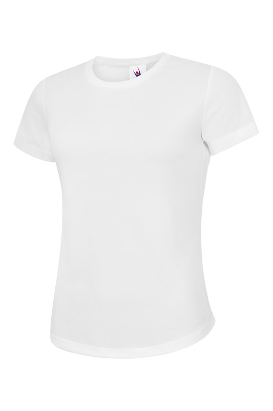 Uneek 316 Ladies Ultra Cool T-Shirt - White