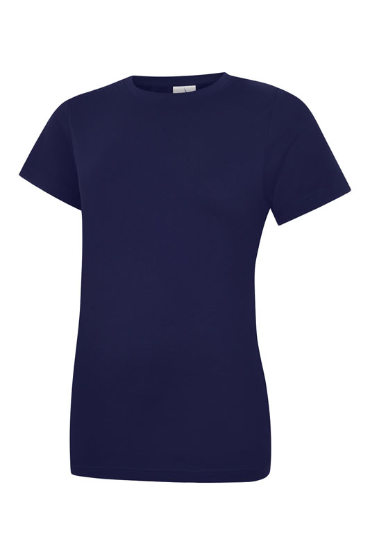 Uneek 318 Ladies Classic Crew Neck T-Shirt - Navy