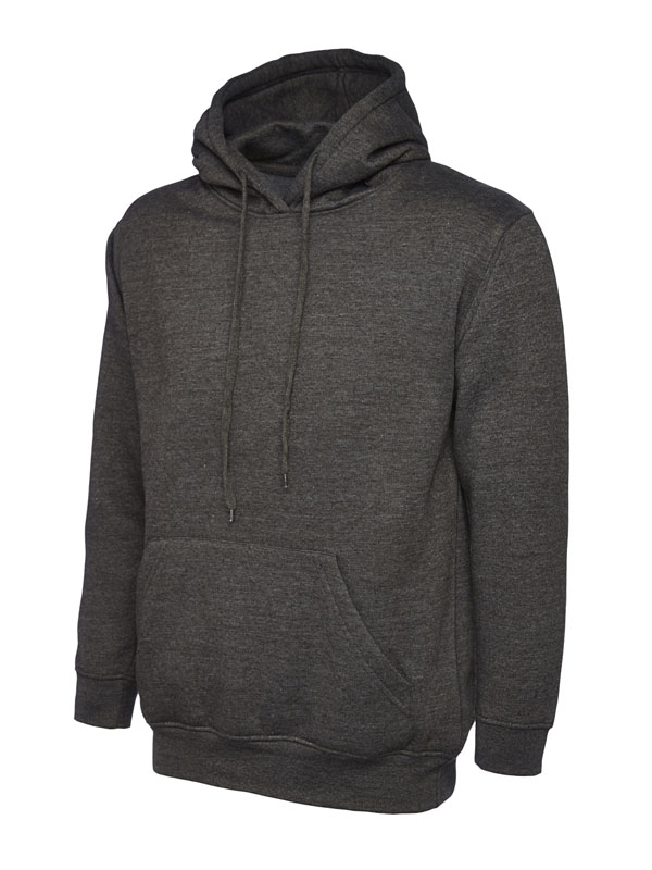 Uneek 502 Classic Hooded Sweatshirt - Charcoal