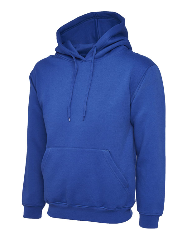 Uneek 502 Classic Hooded Sweatshirt - Royal