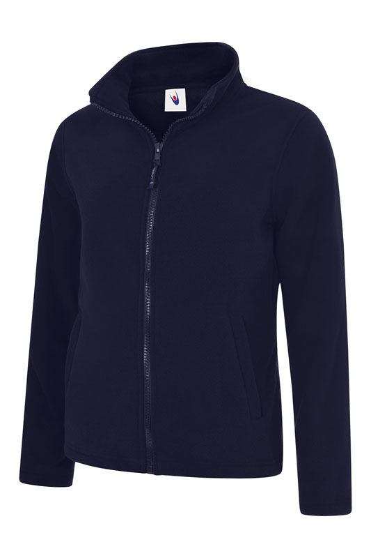 Uneek 608 Ladies Classic Full Zip Fleece Jacket - Navy