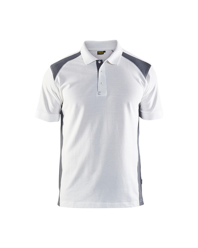 Blaklader 332410501094 Polo shirt - White/Grey