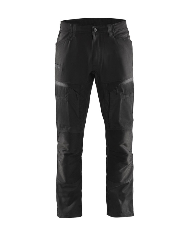 Blaklader 145618459998 Service trousers with stretch - Black/Dark Grey