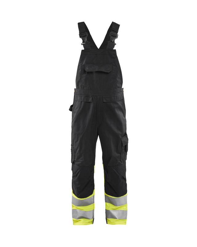 Blaklader 266218009933 Hi-Vis Bib overall - Black/Hi-Vis Yellow