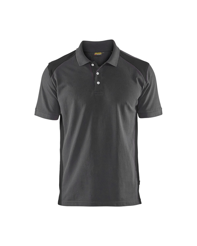 Blaklader 332410509699 Polo shirt - Mid Grey/Black