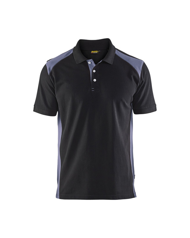 Blaklader 332410509994 Polo shirt - Black/Grey