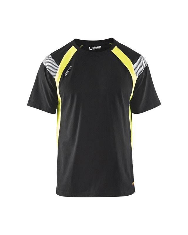 Blaklader 333210309933 T-shirt - Black/Hi-Vis Yellow