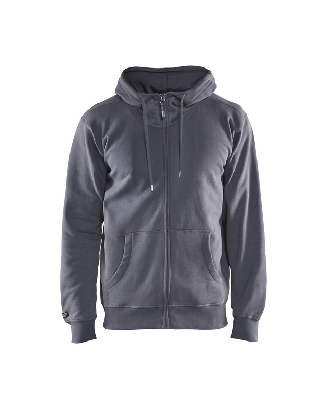 Blaklader 336610489400 Hoodie, full zip - Grey