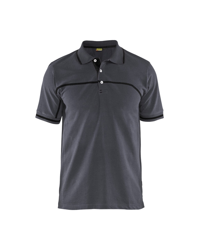 Blaklader 338910509699 Polo shirt - Mid Grey/Black