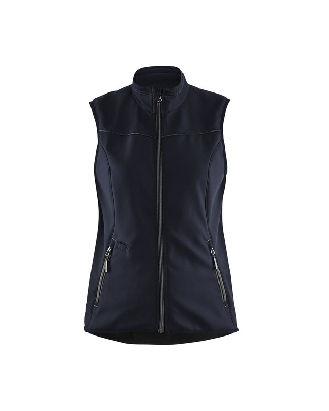 Blaklader 385125168699 Women's Softshell Vest - Dark Navy/Black