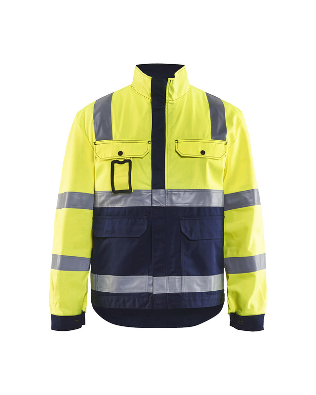 Blaklader 402318043389 Hi-Vis Jacket - Hi-Vis Yellow/Navy Blue