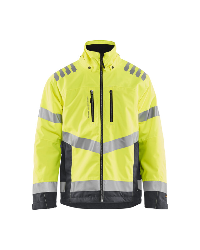 Blaklader 478019773396 Hi-Vis winter jacket - Hi-Vis Yellow/Mid Grey