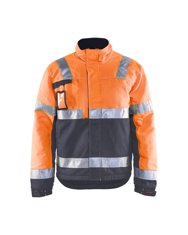 Blaklader 486218115396 Hi-Vis winter jacket - Hi-Vis Orange/Mid Grey